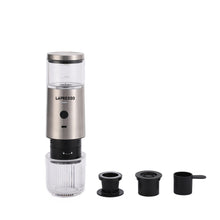 Load image into Gallery viewer, LePresso Stainless Steel Portable Espresso Maker Powder and Nespresso Pods - Silver
