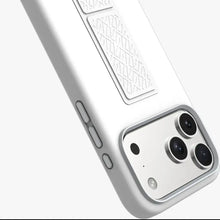 Load image into Gallery viewer, Levelo Morphix Silicone GripStand Case for iPhone 17 Pro Max - White
