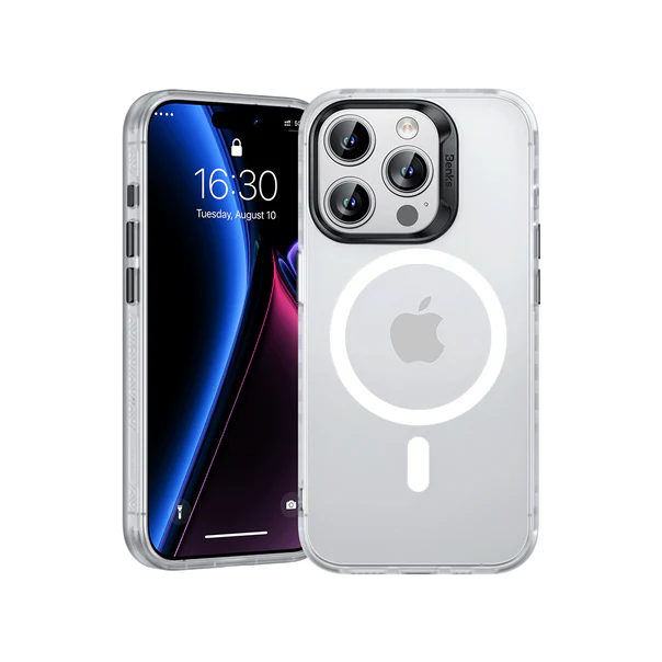 Benks Magnetic Lucid Armor Case iPhone 15 Pro-White