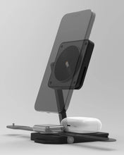 Load image into Gallery viewer, Aulumu M01 4-in-1 Folding Wireless Charging Station&amp;Pad | MagSafe
