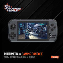 Load image into Gallery viewer, Porodo Gaming Multimedia &amp; Gaming Console 4.5&quot; 128MB RAM + 64GB 3000mAh - Black
