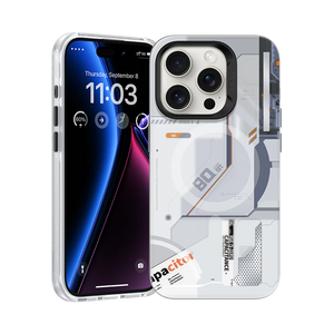 Benks Magnetic Mecha Series Protective Case iPhone 15 Pro  Max - White