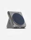 Energea MagDuo Qi2 Certified 17.5W 2-in-1 Wireless Charger With Built-in Apple Watch Charger - Blue
