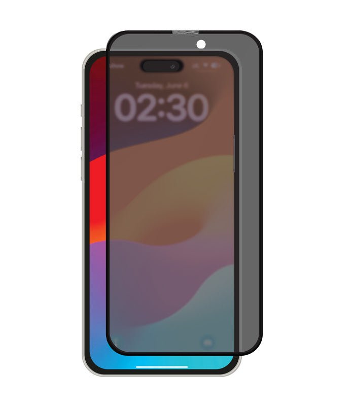 Maxwell Matte Privacy Anti - Peep HD Tempered Glass for iPhone 16 Pro - CVRGRM