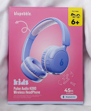 Load image into Gallery viewer, BLUPEBBLE KIDS PULSE AUDIO KD80 WIRELESS HEADPHONE- PURPLE
