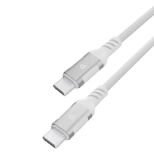 Load image into Gallery viewer, Powerology Power Sync Weave USB-C to USB-C PD 60W Aluminum Plug/Shell Nylon Braided 1.2M Cable
