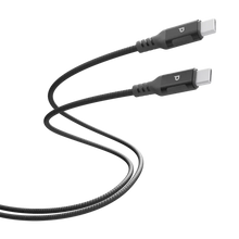 Load image into Gallery viewer, Powerology PD 100W Power Sync Weave USB-C to USB-C 2M - Gray
