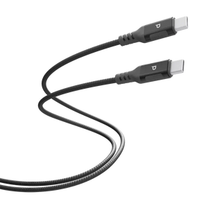 Powerology PD 100W Power Sync Weave USB-C to USB-C 2M - Gray