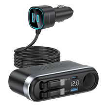 Load image into Gallery viewer, Powerology Currnex 60W Multi-Port Car Charger - Black
