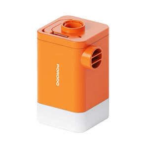 Porodo Lifestyle 4-Function Portable Pump - Orange