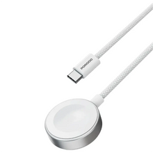 Load image into Gallery viewer, Porodo One Touch Charger Magnetic Watch Charger - White
