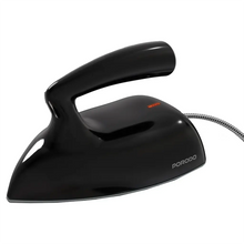 Load image into Gallery viewer, Porodo Lifestyle Ironix Portable Mini Iron Steamer with Bakelite Handle - Black

