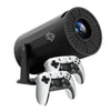Porodo Gaming 4K Projector Android 11 with Auto Keystone and Gamepad Controller - Black - CVRGRM