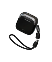 Load image into Gallery viewer, Powerology Bahamas 10000mAh with PD22.5W Type C &amp; 20W Lightning Input and Output Powerbank with C to C Cable - Black
