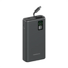 Powerology PD65W A+C Port Power Bank 20000mAh with Built - in Type C Cable - Dark Grey - CVRGRM