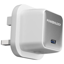 Load image into Gallery viewer, Powerology QX 45W Single Port Type-C Charger UK GaN Adapter
