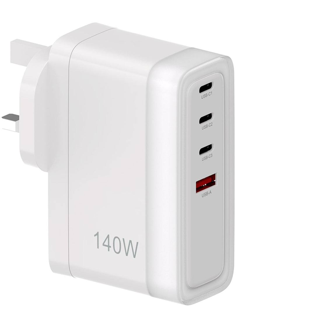 Powerology Lunex Series 4-Port Fast Charging Adapter 140W