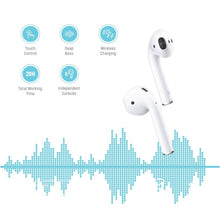 Load image into Gallery viewer, Porodo Blue Deep Bass Wireless Earbuds Pro 2 with Swipe Volume - White
