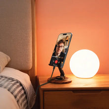 Load image into Gallery viewer, Porodo Blue 360 Degree Rotating Desktop Phone Holder - Black
