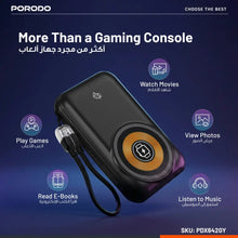 Load image into Gallery viewer, Porodo Gaming Powerplay Power Bank Gaming Controller with Wireless Charging - Gray
