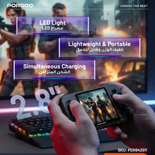Load image into Gallery viewer, Porodo Gaming Powerplay Power Bank Gaming Controller with Wireless Charging - Gray

