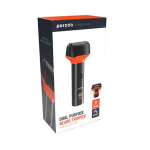 Porodo Lifestyle Dual Purpose Beard Trimmer Seamless Close Shave