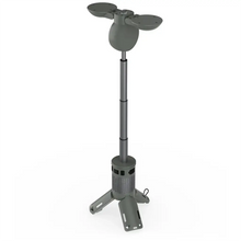 Load image into Gallery viewer, Porodo Lifestyle Foldable Lantern LED Camping Light with Tripod Base &amp; RGB Lighting - Green
