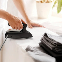 Load image into Gallery viewer, Porodo Lifestyle Ironix Portable Mini Iron Steamer with Bakelite Handle - Black
