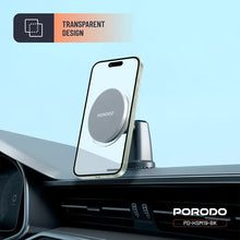 Load image into Gallery viewer, Porodo Magsafe Magnetic Air Vent &amp; Dash Mount - Black
