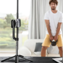 Load image into Gallery viewer, Porodo Magnetic Selfie Stick 64.5cm Extendable with 3 Leg Tripod and Remote Control - Black
