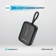 Load image into Gallery viewer, Powerology 10000mAh Power Bank 20W PD - Black
