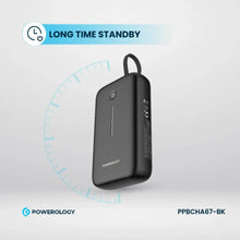 Load image into Gallery viewer, Powerology 20000mAh Power Bank 30W PD - Black
