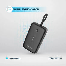 Load image into Gallery viewer, Powerology 20000mAh Power Bank 30W PD - Black
