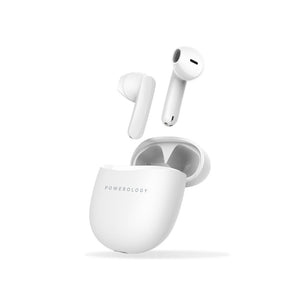 Powerology Bluetooth Stereo Buds Plus - White