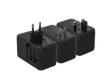 Load image into Gallery viewer, Powerology Universal GaN Super Charger 100W 2 Type-C Port and 2 USB-A 15W Port - Black
