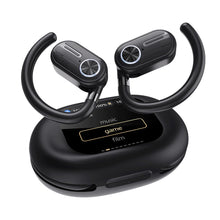 Load image into Gallery viewer, Powerology ENC TWS Air Conduction Earbuds and Charging Case with Display 40mAh8 - Black
