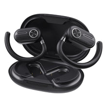 Load image into Gallery viewer, Powerology ENC TWS Air Conduction Earbuds and Charging Case with Display 40mAh8 - Black
