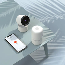 Load image into Gallery viewer, Powerology 4MP Indoor PTZ Camera BT 2.4Ghz/5Ghz Dual- Band WiFi 256GB - White
