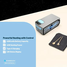 Load image into Gallery viewer, Powerology Lumo Portable Heated Lunch Box - Grey/Blue
