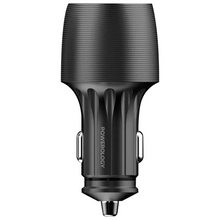 Load image into Gallery viewer, Powerology Velox 66W Dual Type-C Port Car Charger - Black
