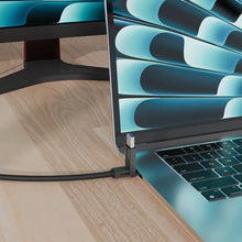 Load image into Gallery viewer, Powerology 4-In-1 Charging &amp; Data Transfer Cable USB-C &amp; USB-C To HDMI Cable 1.2M - Black
