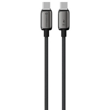 Load image into Gallery viewer, Powerology VoltFLow 45W Type-C Adaptor with TFT Screen C TO C Cable - Grey
