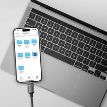 Load image into Gallery viewer, Powerology Zinco Series USB-A to USB-C - Dark Gray
