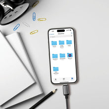 Load image into Gallery viewer, Powerology Zinco Series USB-A to USB-C - Dark Gray
