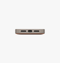 Load image into Gallery viewer, UNIQ iPhone 17 Pro Max 6.9 Lyden DS Dual-Tone Premium Leatherette Case - Flame Orange/Flint Grey
