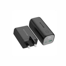 Load image into Gallery viewer, RAVPOWER 2-in-1 Combo Super PD Pioneer 10400mAh 30W 2-Port Power Bank &amp; 65W Wall Charger - Black
