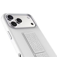 Load image into Gallery viewer, Levelo Morphix Silicone GripStand Case for iPhone 17 Pro Max - White

