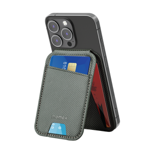 MOMAX 1-WALLET MAGNETIC CARD HOLDER WITH STAND