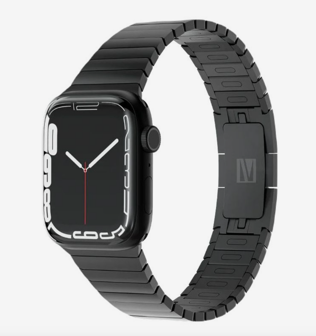 Levelo Westin Apple Watch Strap Ultra 49mm/Series 8 45mm - Black