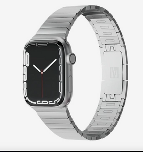 Levelo Westin Apple Watch Strap Ultra 49mm/Series 8 45mm - Silver